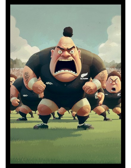 Carte Postale  ''Haka''