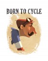 Tee Shirt ''Born to cycle'' Frenchi, fond ivoire