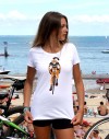 Tee shirt femme "Stamina" blanc