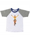 Tee shirt enfant tricolor ''maillot jaune''