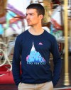 Tee shirt manche longue homme "King Ventoux" bleu