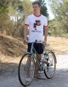 Tee shirt homme "Born to cycle"