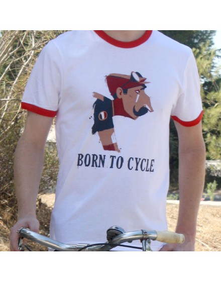 Tee shirt homme "Born to cycle"