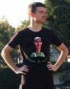 Tee-shirt homme "Champion du monde" fond sombre