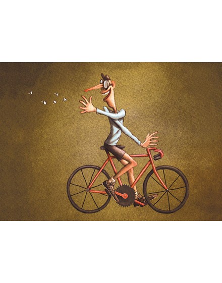 Carte Postale ''''Descente infernale''''
